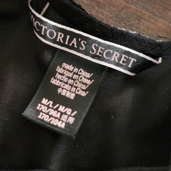 Victoria SECRET Black VELVET BODYSUIT 🕷 - Picture 6 of 7